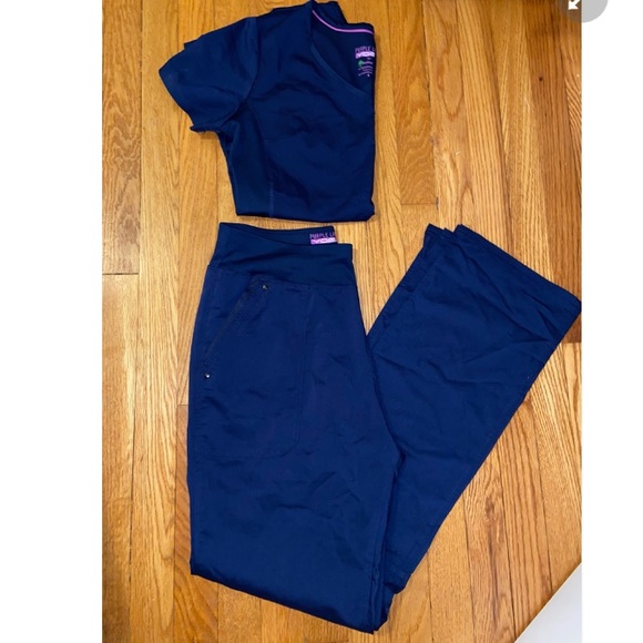 Navy Super Stretch Scrub Set